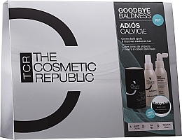 Fragrances, Perfumes, Cosmetics Set - The Cosmetic Republic Goodbye Bladness Dark Blond (h/spray/100ml + h/keratin fibers/12.5g + h/vitamins/125ml + comb/1pc)