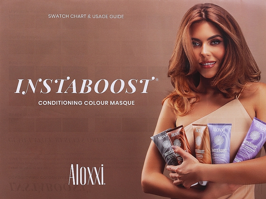 Conditioning Colored Hair Mask Palette - Aloxxi Swatch Chart & Usage Guide INSTABOOST Conditioning Colour Mask — photo N1