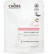 Fragrances, Perfumes, Cosmetics Face Mask - Chobs Rose Anti-Wrinkle Mask Pack 