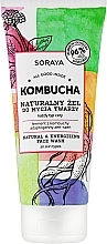 Fragrances, Perfumes, Cosmetics Natural Face Cleansing Gel - Soraya Kombucha Natural & Energizing Face Wash