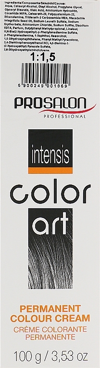 Permanent Hair Color - Prosalon Intensis Color Art — photo N3