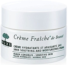 Fragrances, Perfumes, Cosmetics Normal Skin Moisturizing Cream - Nuxe Creme Fraiche De Beaute 24hr Soothing and Moisturizing Cream