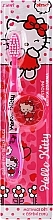Kids Toothbrush with Cap, pink and white - VitalCare Hello Kitty — photo N2