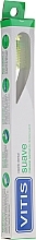 Fragrances, Perfumes, Cosmetics Toothbrush soft, light green - Dentaid Vitis Adult Soft Toothbrush