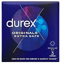 Fragrances, Perfumes, Cosmetics Thick Condoms, 3 pcs. - Durex Extra Safe Originals