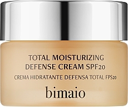 Fragrances, Perfumes, Cosmetics Moisturising & Protective Face Cream SPF20 - Bimaio Total Moisturizing Defense Cream
