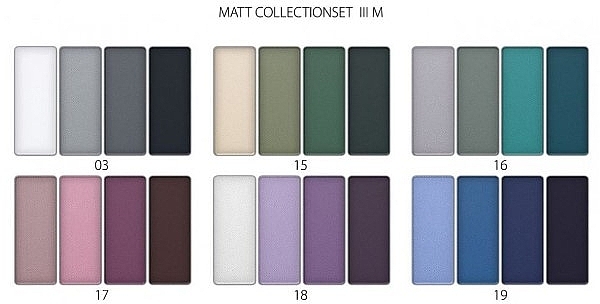 Eyeshadow Set - Revers Galant Matt Collection Set 3 M (12x6g) — photo N2