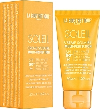 Fragrances, Perfumes, Cosmetics Waterproof Facial Sun Cream - La Biosthetique Soleil Multi-Protection Solar Cream SPF 50+