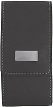 Manicure Set, 5.5x11.5x3 cm, black - Erbe Solingen Manicure Pocket Case Hunter — photo N3