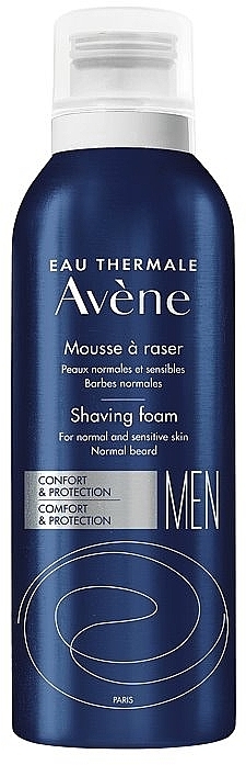 Shaving Foam for Normal & Sensitive Skin - Avene Homme Comfort & Protection Shaving Foam — photo N2
