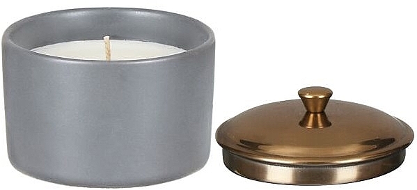 Scented Candle 'Vetiver & Cardamom' - Paddywax Hygge Ceramic Candle Grey Vetiver & Cardamom — photo N2