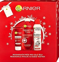 Fragrances, Perfumes, Cosmetics Set - Garnier Repairing Care (b/milk/400ml + h/cr/100ml + deo/150ml)