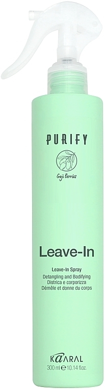 Intensive Regenerating Hair Spray - Kaaral Purify Leave-In Spray — photo N1