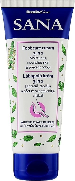 3-in-1 Foot Cream - Bradoline Sana 3 In 1 Foot Care Cream — photo N1