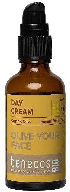 Day Face Cream with Olive Oil - Benecos Bio Organic Olive Day Cream — photo N1