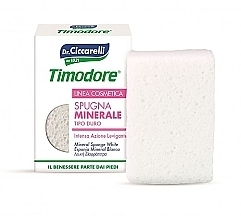 Fragrances, Perfumes, Cosmetics Mineral Foot Sponge - Timodore White Multiaction Mineral Sponge