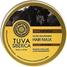 Fragrances, Perfumes, Cosmetics Nourishing Hair Mask - Natura Siberica Tuva Siberica Yak Milk Ultra Nourishing Hair Mask