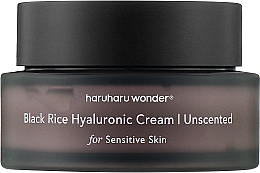 Fragrances, Perfumes, Cosmetics Face Cream - Haruharu Wonder Black Rice Hyaluronic Cream Unscented