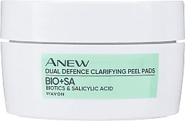Facial Peel Pads - Avon Anew Dual Defence Biotics & Salicylic Acid Clarifying Peel Pads — photo N3