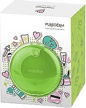 Fragrances, Perfumes, Cosmetics Sonic Face Brush, green - Purederm Sonic Face Brush Green