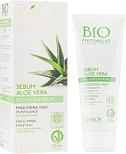 Fragrances, Perfumes, Cosmetics Face Mask - Phytorelax Laboratories Bio Phytorelax Sebum Aloe Vera Face Mask