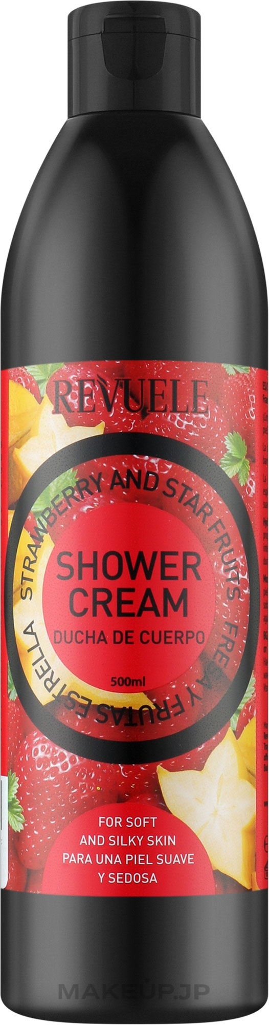 Shower Cream Gel - Revuele Shower Cream Strawberry And Star Fruits — photo 500 ml