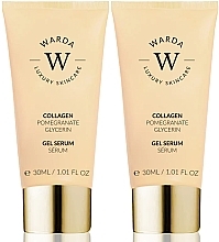 Set - Warda Skin Lifter Boost Collagen Gel Serum (gel/serum/2x30ml) — photo N1