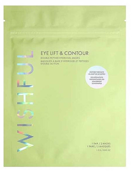 ペプチドを配合した目の周りの皮膚用ハイドロゲルマスク - Wishful Eye Lift & Contour Eye Masks — photo N1