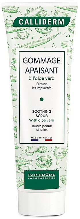 Aloe Vera Soothing Face Scrub - Calliderm Soothing Scrub with Aloe Vera — photo N1