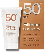 Fragrances, Perfumes, Cosmetics Face Sunscreen - Fillerina Sun Beauty Face Sun Cream SPF50+