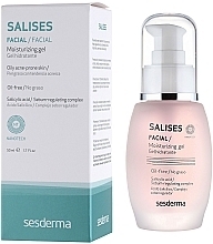 Fragrances, Perfumes, Cosmetics Moisturizing Gel for Oily Skin - SesDerma Laboratories Salises Moisturizing Gel (sample)