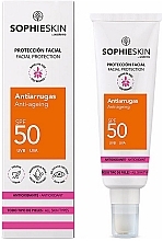 Fragrances, Perfumes, Cosmetics Face Sun Cream - Sophieskin Facial Protection Anti-ageing SPF50