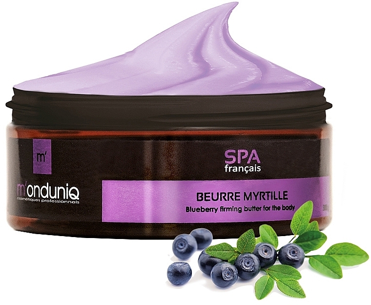 Blueberry Body Butter - M'onduniq SPA Velvet Blueberry Firming Butter For The Body — photo N2