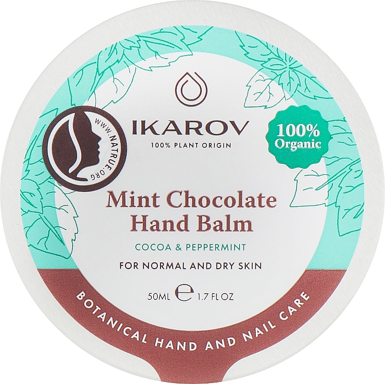 Mint-Chocolate Hand Balm - Ikarov — photo N1