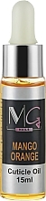 Fragrances, Perfumes, Cosmetics Cuticle Oil with Dropper - MG Nails Mango Orange Cuticle Oil