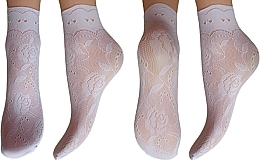 Fragrances, Perfumes, Cosmetics Women Socks 'Milano', bianco - Veneziana