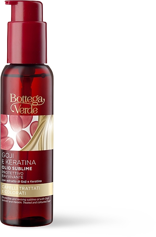 Hair Oil - Bottega Verde Goji & Keratin Protective Oil — photo N1