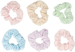 Pastel Scrunchies, 6 pcs - Brushworks Pastel Scrunchies — photo N2