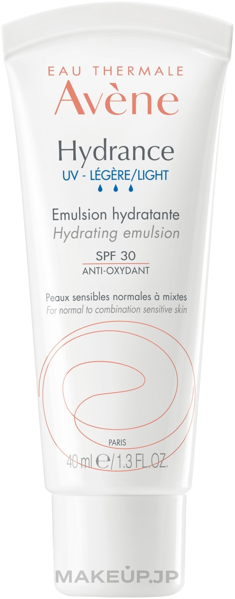 Moisturizing Face Emulsion - Avene Eau Thermale Hydrance Light Hydrating Emulsion SPF 30 — photo 40 ml