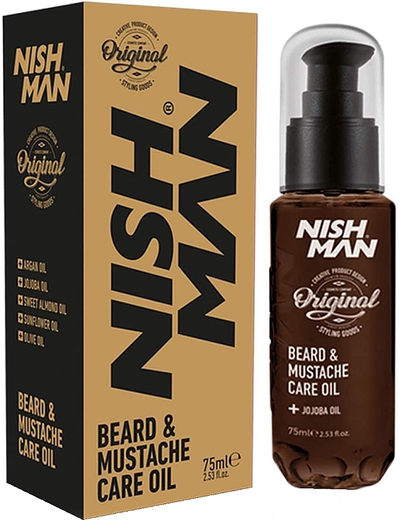 Beard Mask - Nishman Beard & Moustache Oil — photo N1