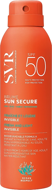 Sun Spray - SVR Sun Secure Biodegradable SPF 50 — photo N1