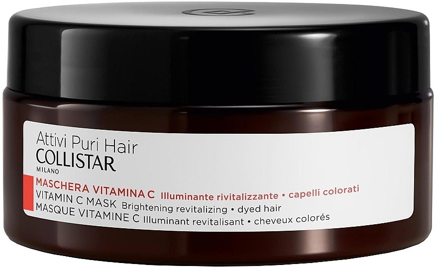 Vitamin C Hair Mask - Collistar Attivi Puri Hair Vitamin C Mask — photo N1