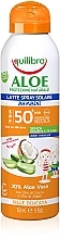 Sun Milk Spray for Kids SPF50+ - Equilibra Sun Cream Aloe SPF 50+ For Kids Spray Bottle — photo N1