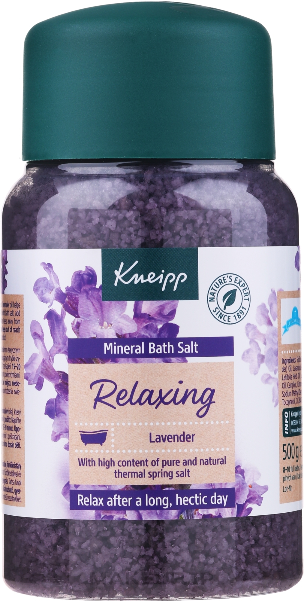 Lavender Bath Salt - Kneipp Lavender Bath Salt — photo 500 g