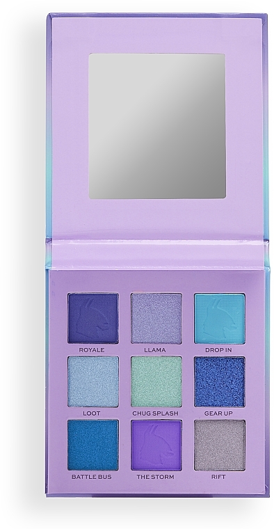 Eyeshadow Palette - Makeup Revolution X Fortnite Supply Llama 9 Pan Shadow Palette — photo N2