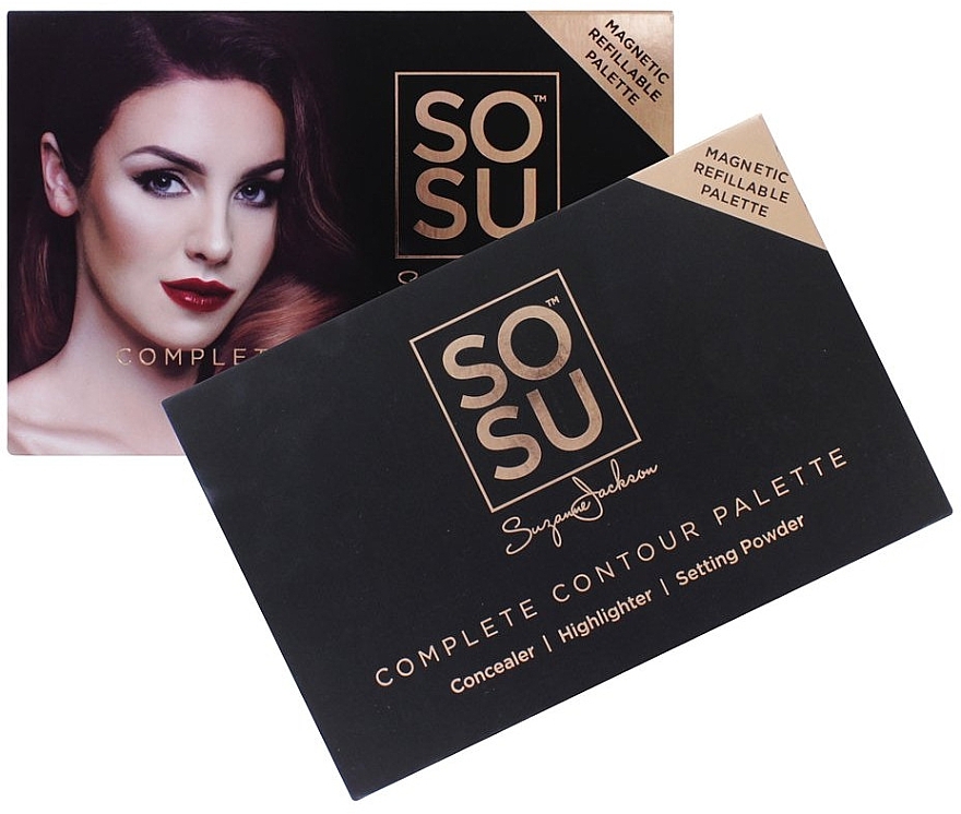 Contour Palette - Sosu by SJ Magnetic Refillable Complete Contour Palette — photo N2