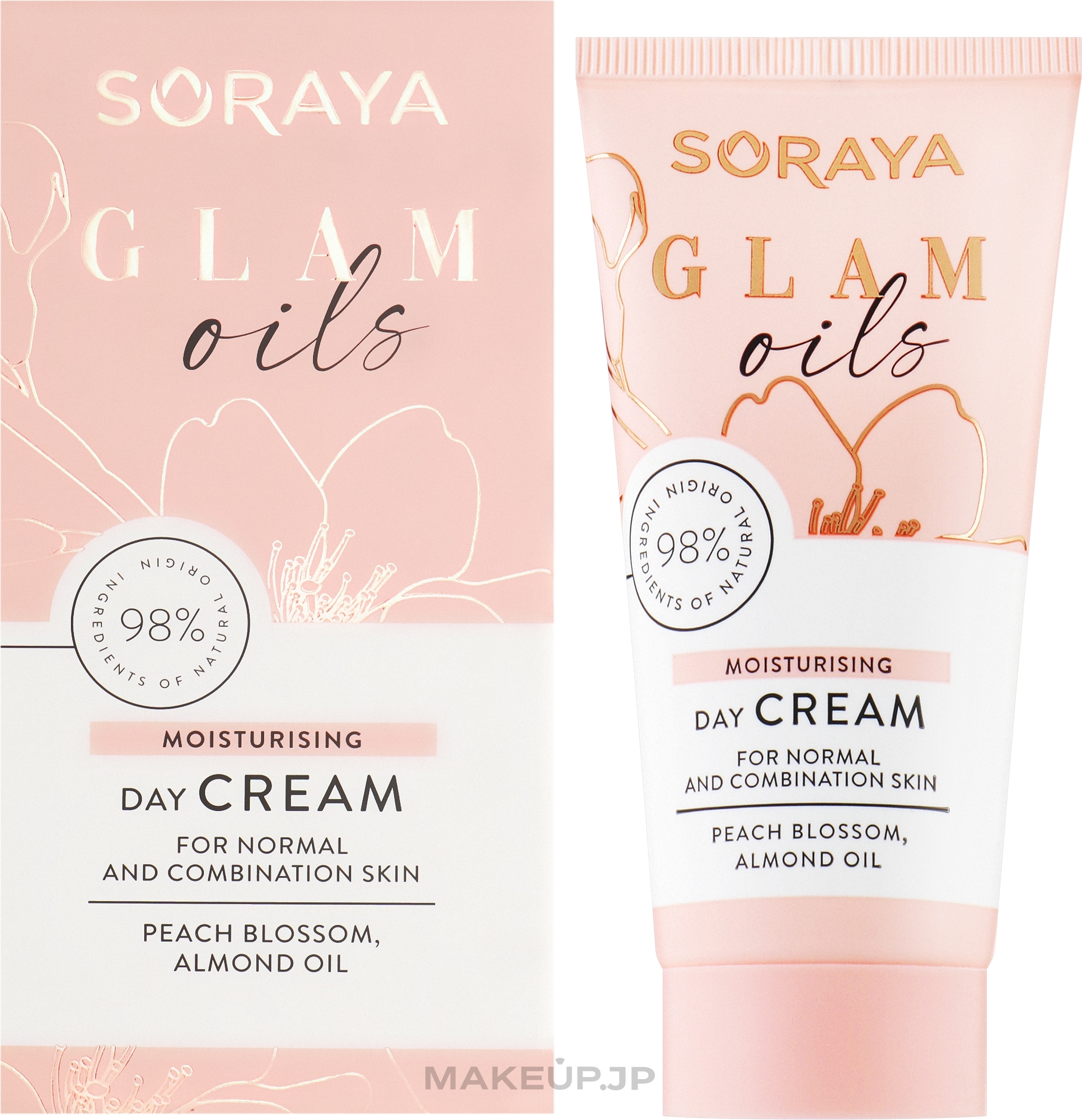 Moisturizing Day Cream for Normal & Combination Skin - Soraya Glam Oils Moisturising Day Cream — photo 50 ml