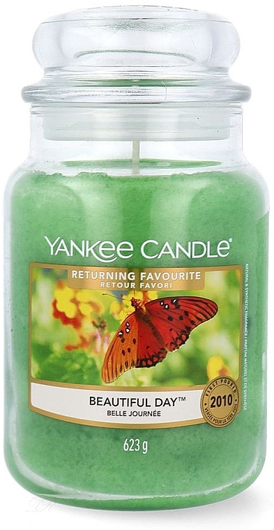 Scented Candle "Beautiful Day" in Jar - Yankee Candle Beautiful Day Scented Candle Large Jar — photo N1
