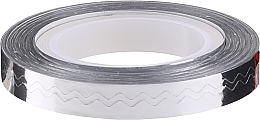 Fragrances, Perfumes, Cosmetics Nail Art Tape 000373, silver - Ronney Professional