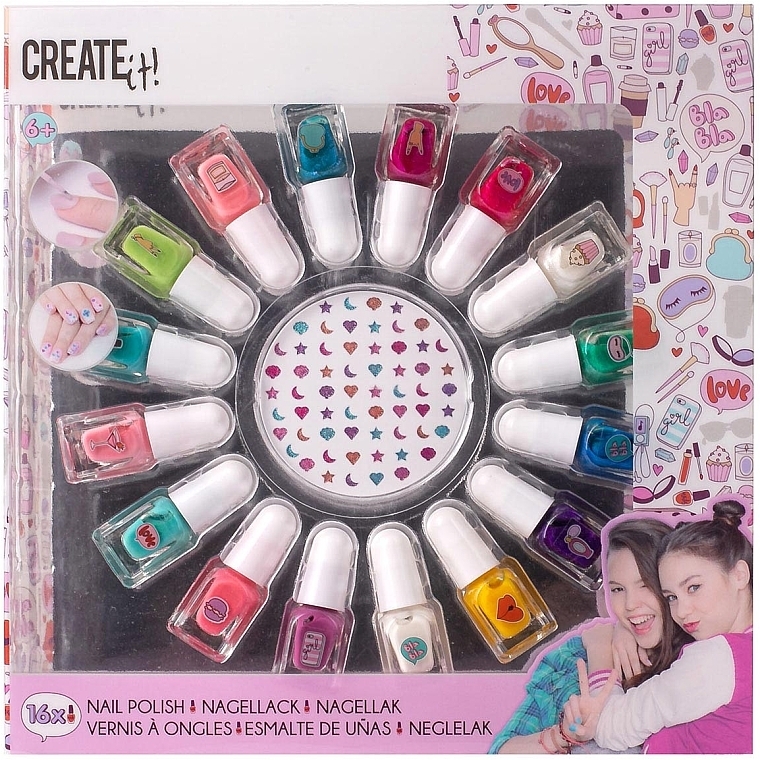 Nail Polish Set, 16 pcs - Create it! Beauty Nail Polish Set — photo N2